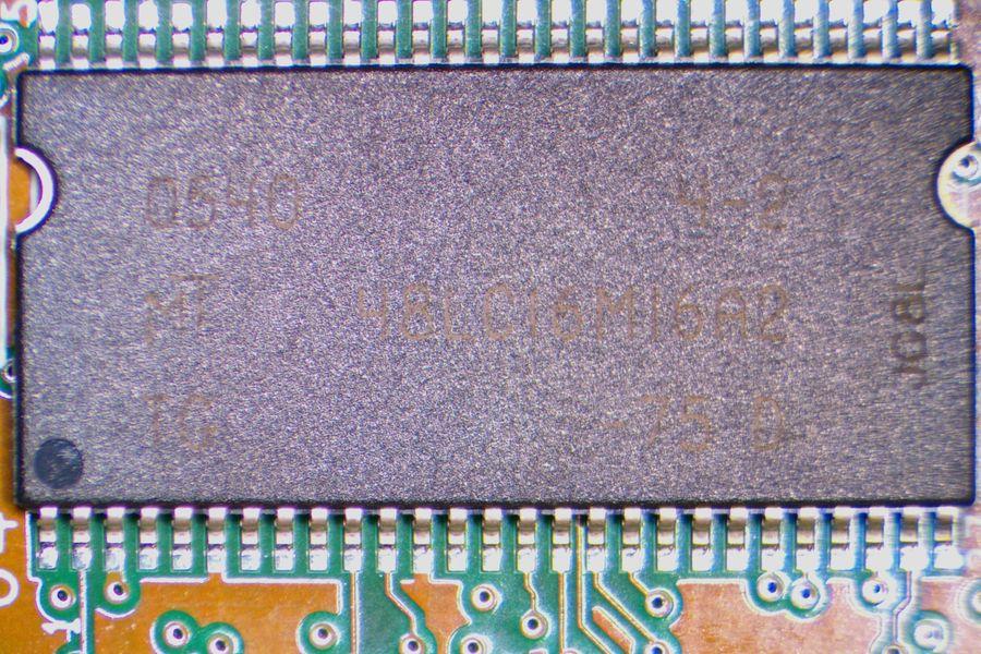 Micron SDRAM.